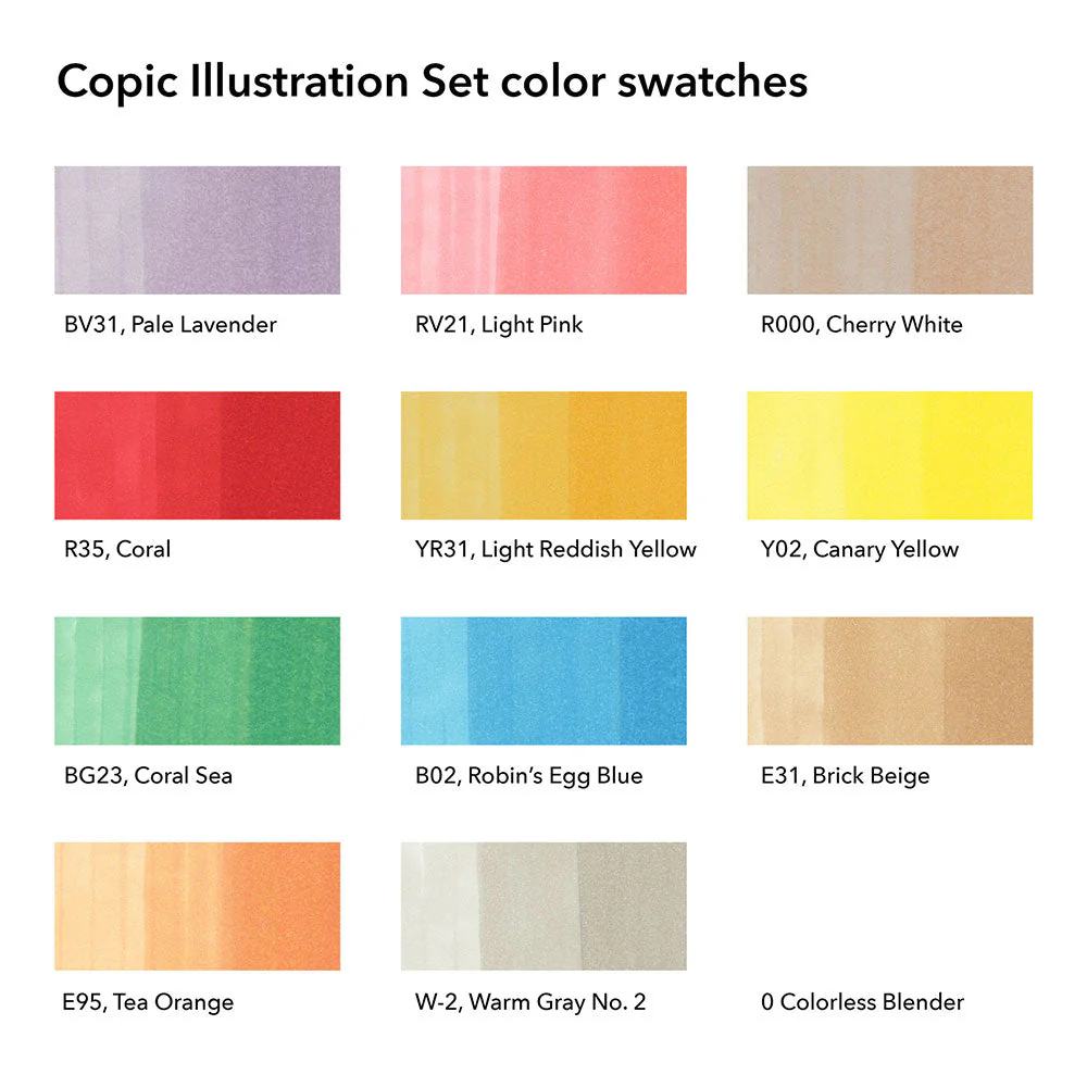 COPIC® Ciao Illustration Bundle Set - Image 5