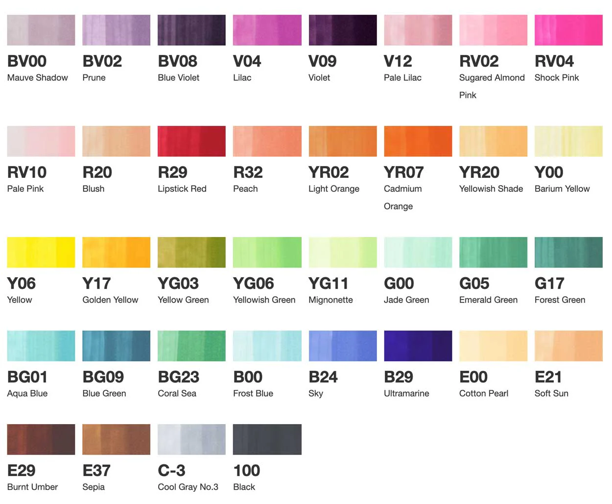 COPIC® Ciao 36PC Marker Set A - Image 6