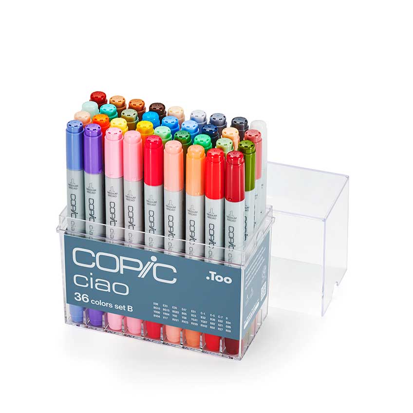 COPIC® Ciao 36PC Marker Set B