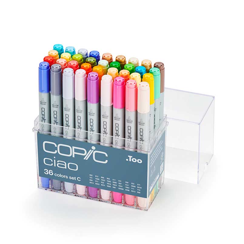 COPIC® Ciao 36PC Marker Set C