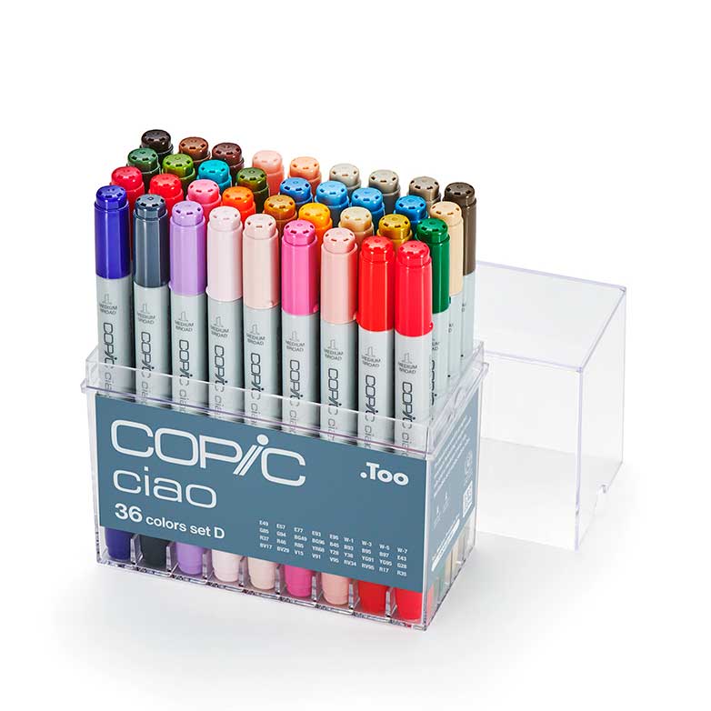 COPIC® Ciao 36PC Marker Set D