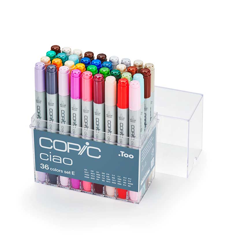COPIC® Ciao 36PC Marker Set E
