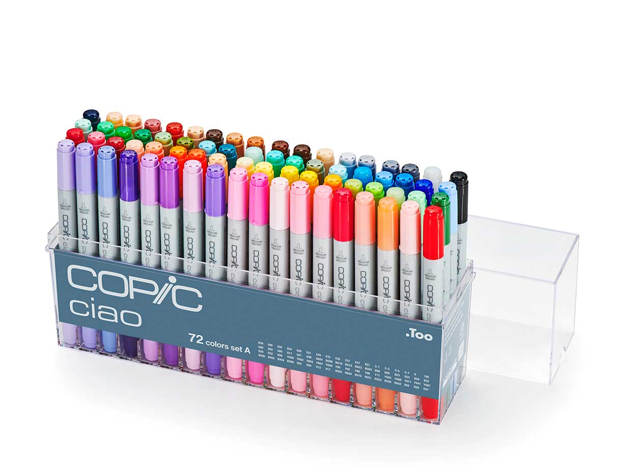COPIC® Ciao 72PC Marker Set A