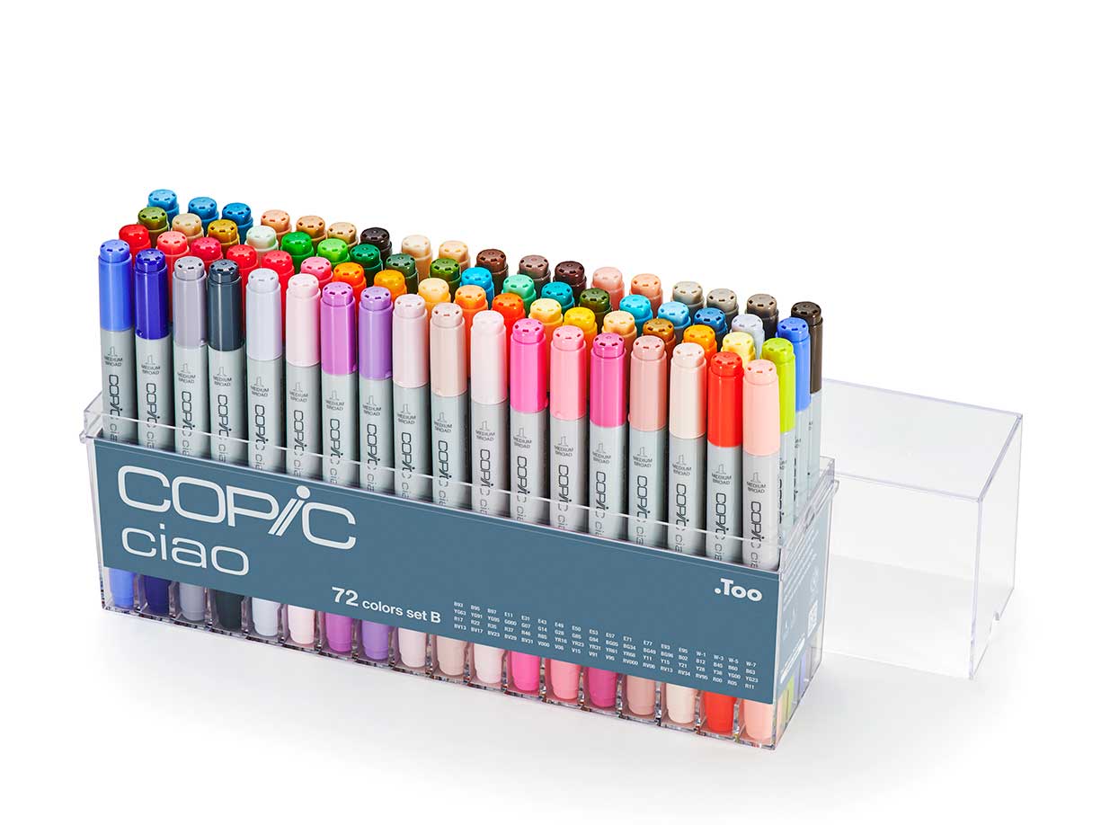 COPIC® Ciao 72PC Marker Set B
