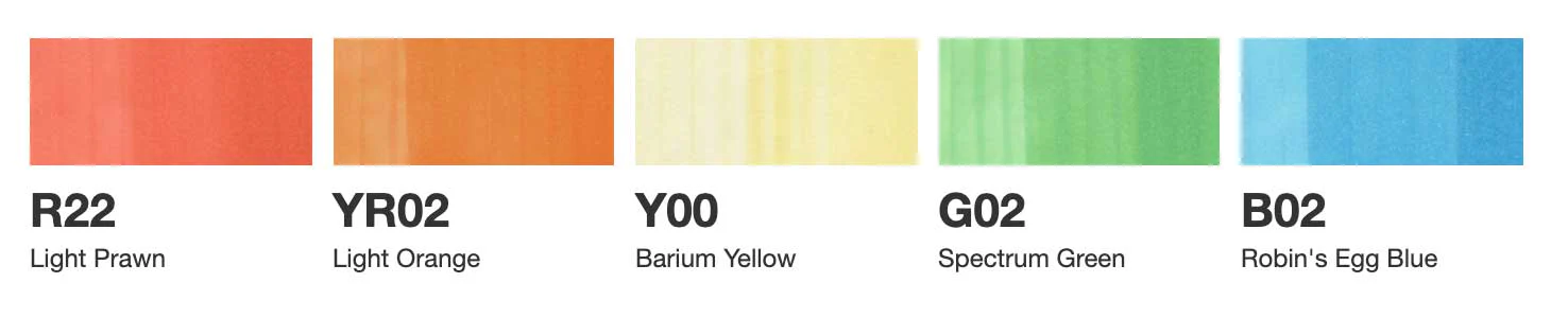 COPIC® Ciao Rainbow Doodle Kit - Image 2