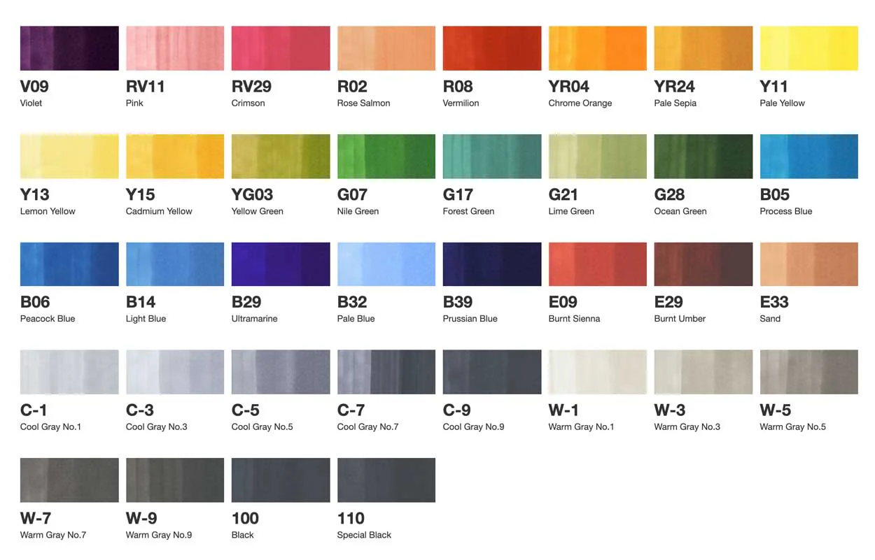 COPIC® Classic 36PC Basic Set - Image 6
