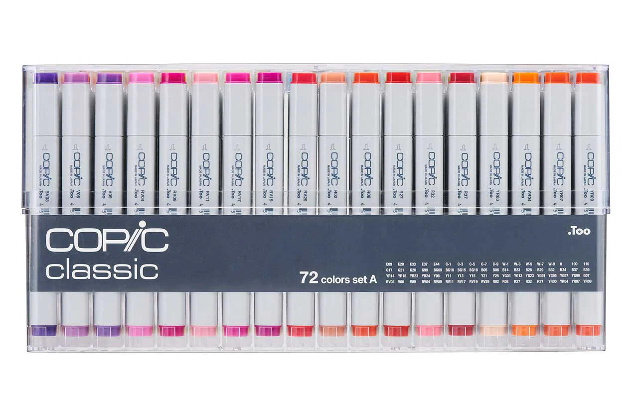 COPIC® Classic 72PC Marker Set A - Image 2