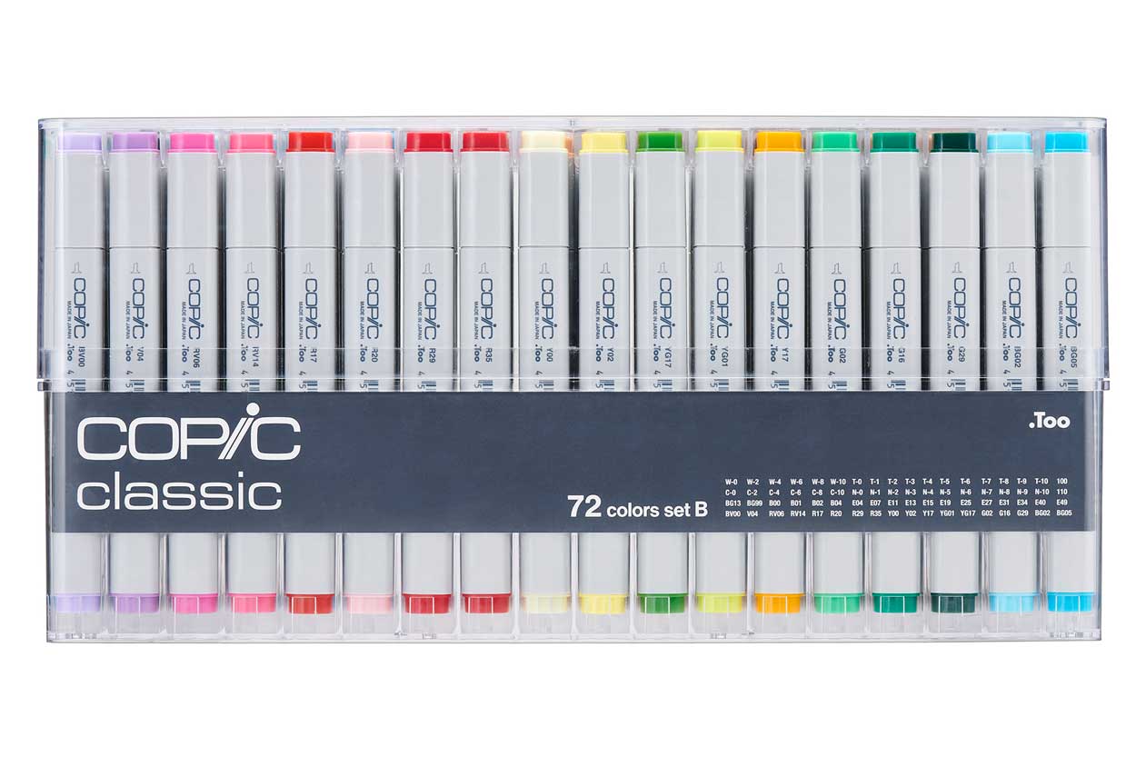 COPIC® Classic 72PC Marker Set B - Image 2