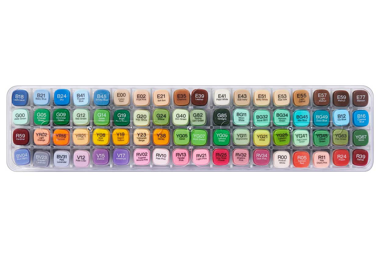 COPIC® Classic 72PC Marker Set C - Image 3