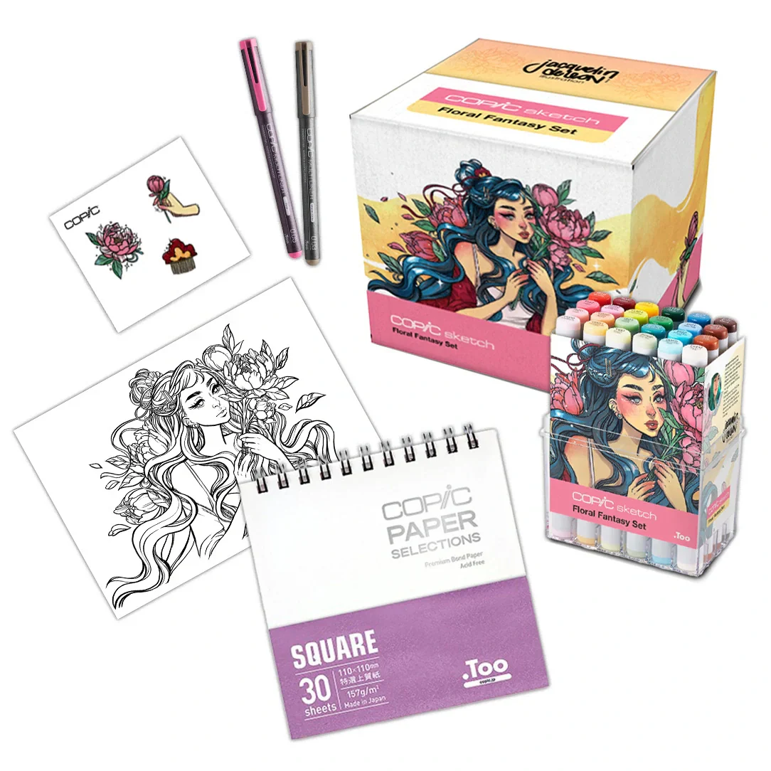 COPIC® Sketch: Floral Fantasy 24PC Set