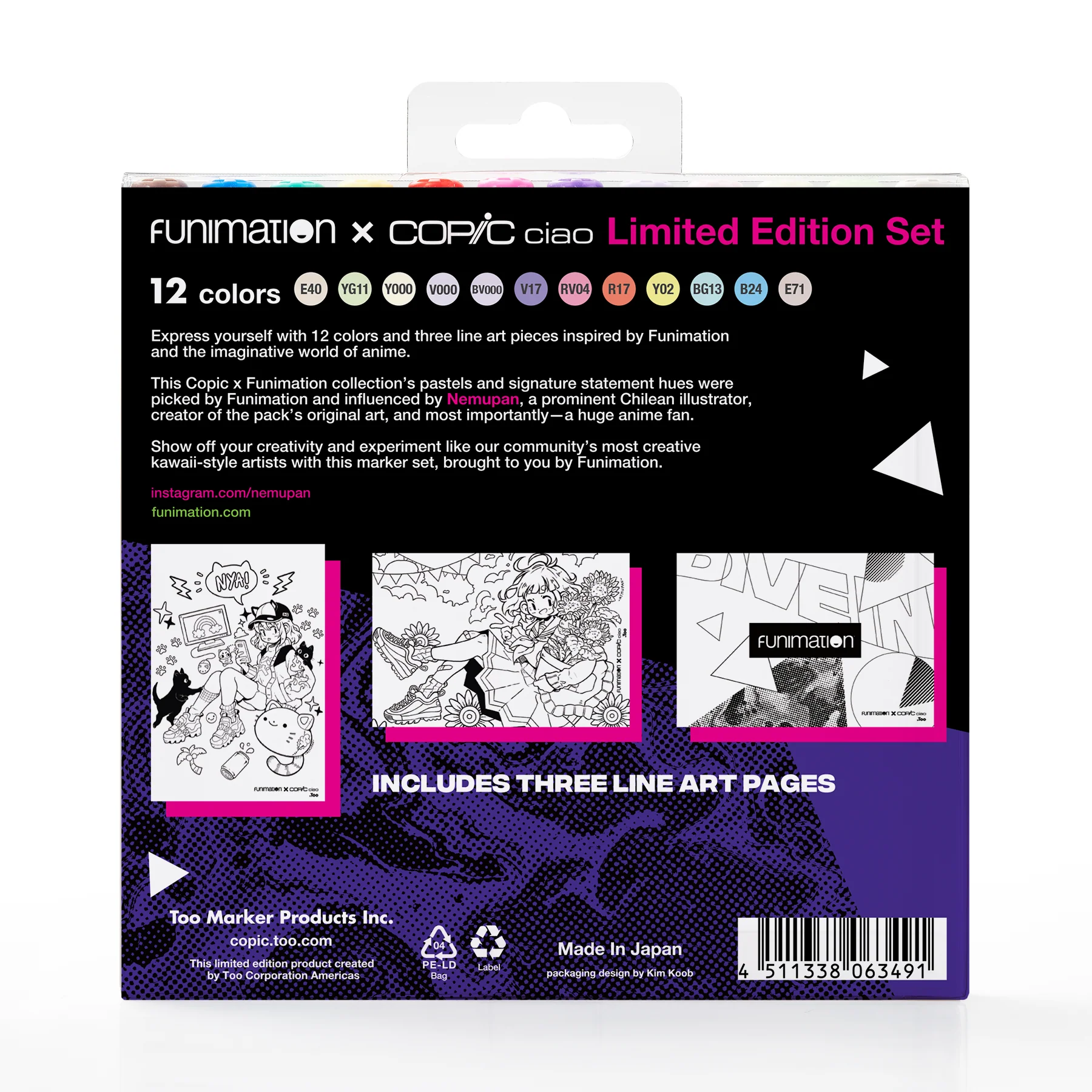 Limited Edition COPIC® Ciao x Funimation Set - Image 2