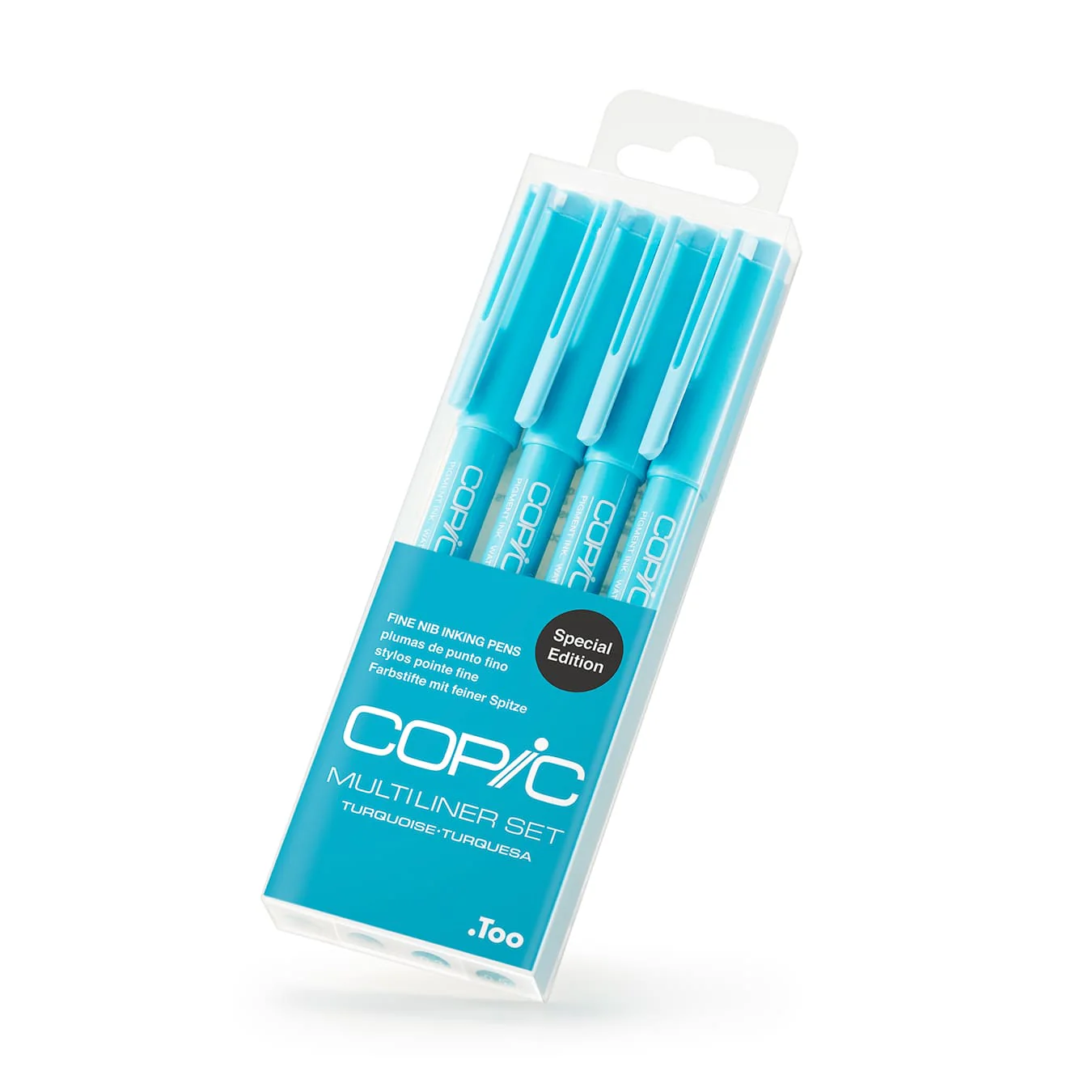 Limited Edition COPIC® Multiliner:Turquoise 4PC Set