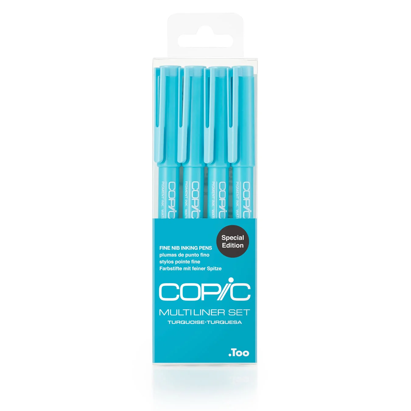 Limited Edition COPIC® Multiliner:Turquoise 4PC Set - Image 2