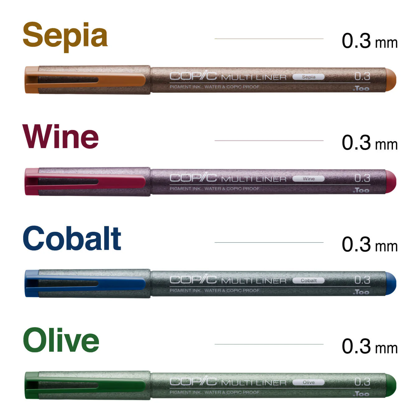COPIC® Multiliner Color 4PC Set - Image 2