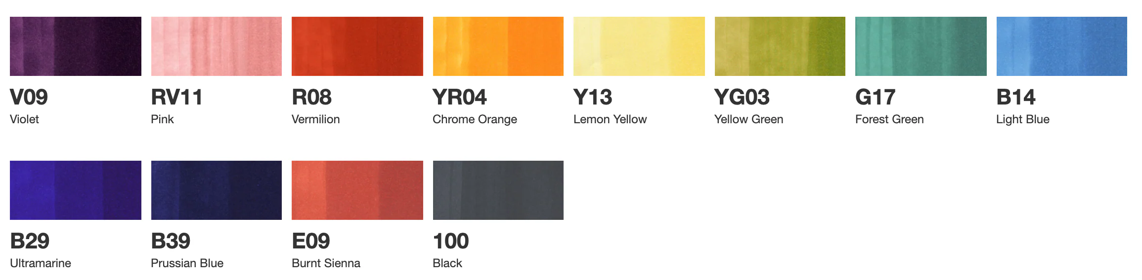 COPIC® Sketch 12PC Marker Set - Image 6