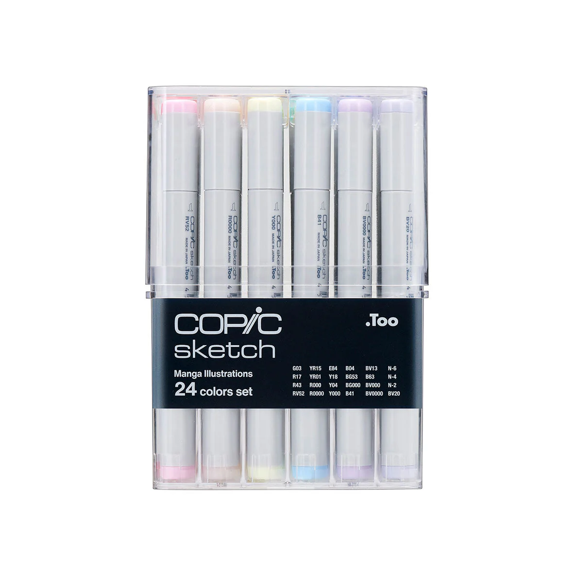 COPIC® Sketch Manga Illustrations 24PC Set - Image 2