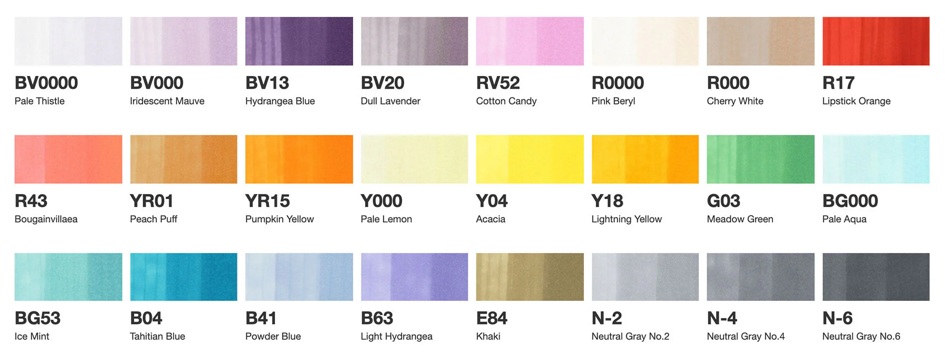 COPIC® Sketch Manga Illustrations 24PC Set - Image 6