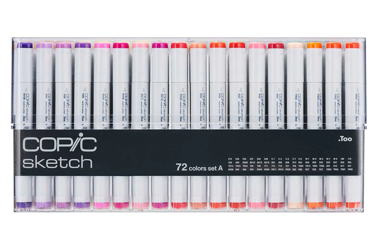 COPIC® Sketch 72PC Marker Set A - Image 2