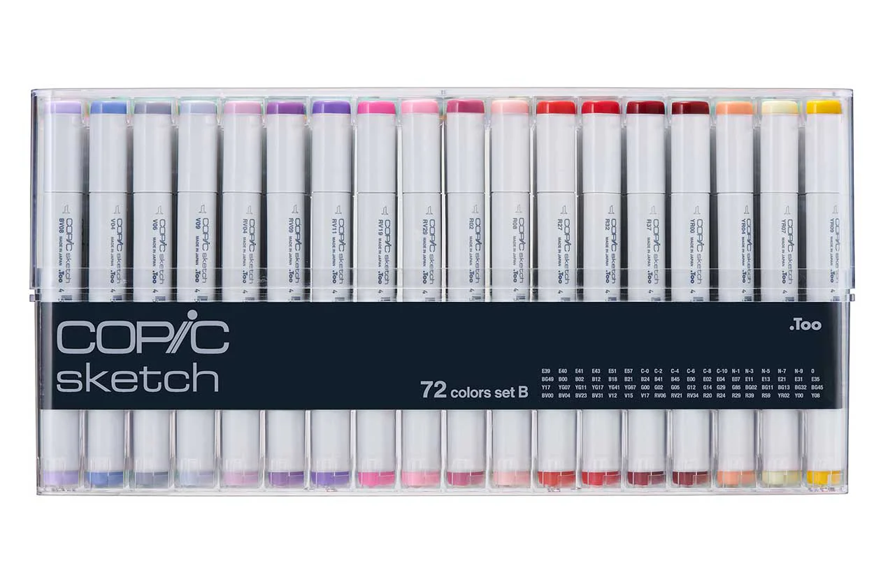 COPIC® Sketch 72PC Marker Set B - Image 2