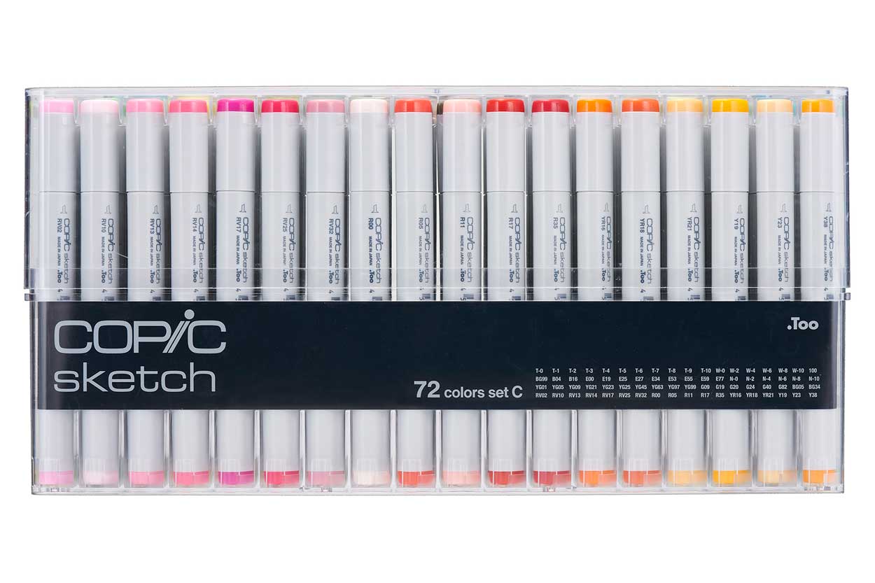 COPIC® Sketch 72PC Marker Set C - Image 2