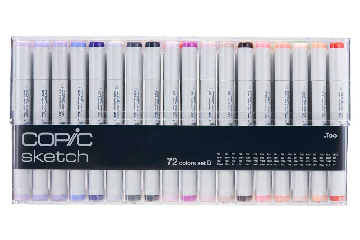 COPIC® Sketch 72PC Marker Set D - Image 2