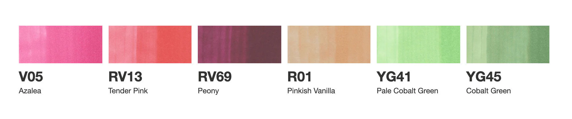 COPIC® Sketch Floral Favorites One 6PC Set - Image 2