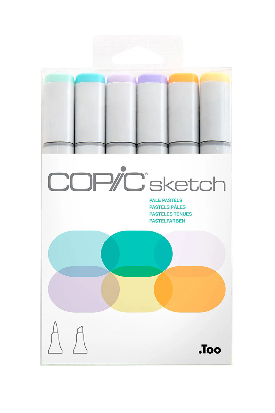 COPIC® Sketch Pale Pastels 6PC Set