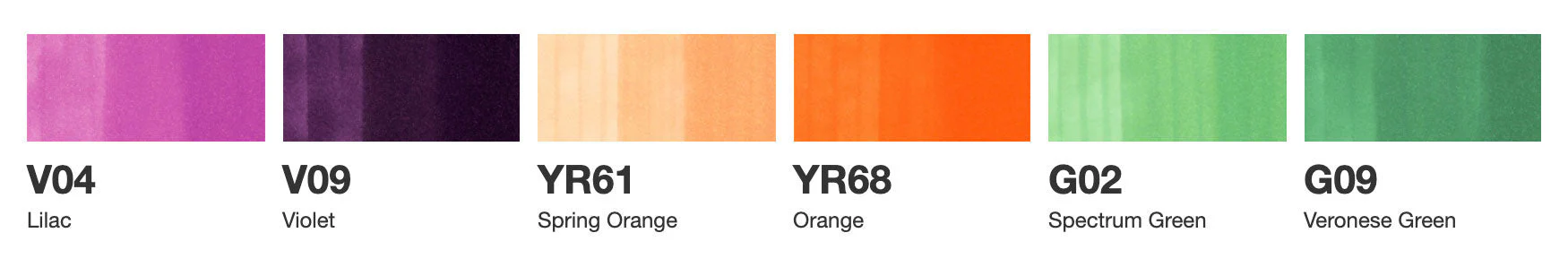COPIC® Sketch Secondary Tones 6PC Set - Image 2