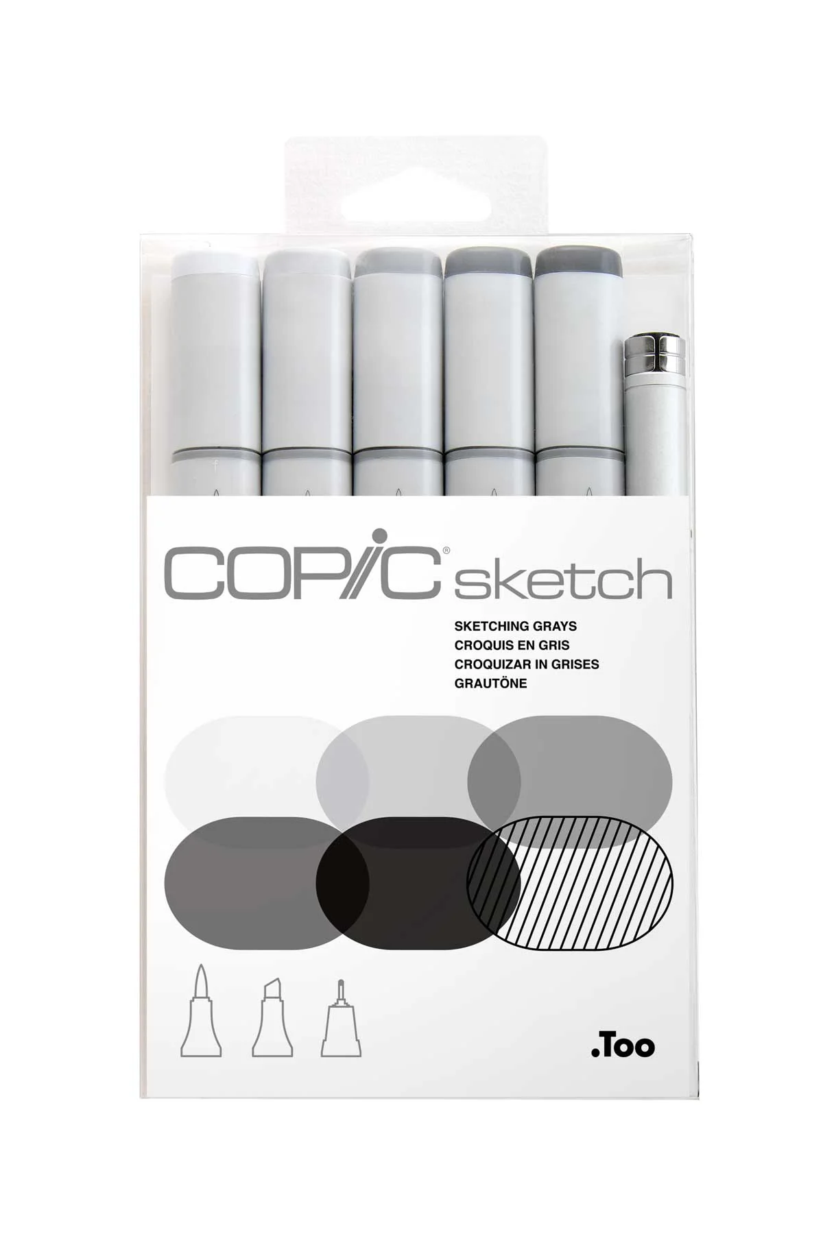 COPIC® Sketch Sketching Grays 6PC Set