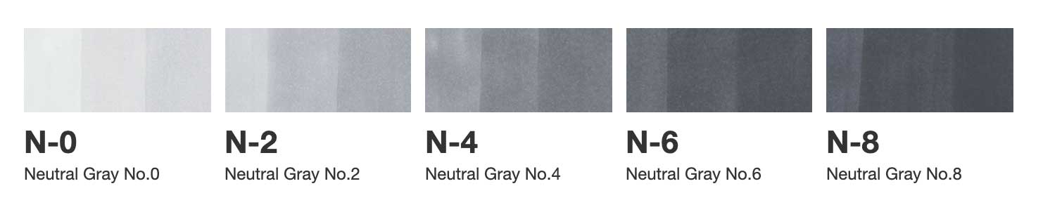 COPIC® Sketch Sketching Grays 6PC Set - Image 2